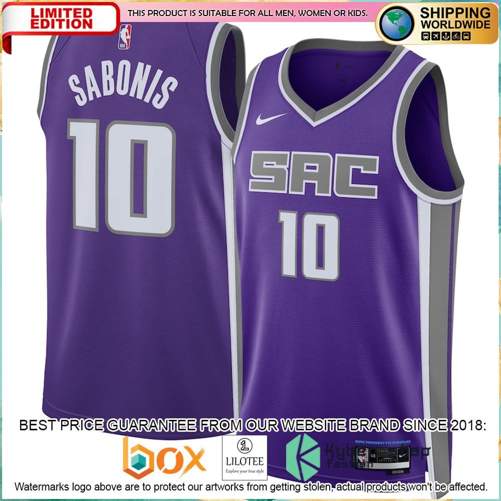domantas sabonis sacramento kings nike 2022 23 purple basketball jersey 1 724
