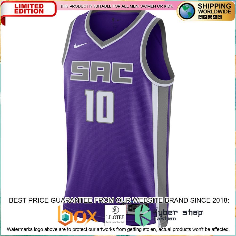 domantas sabonis sacramento kings nike 2022 23 purple basketball jersey 2 164