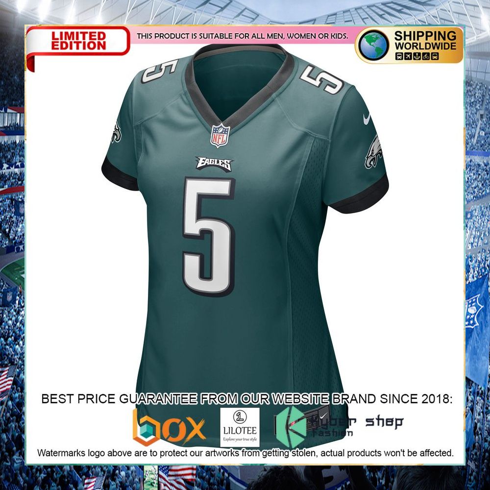 Donovan McNabb Philadelphia Eagles Nike Women's Retired Midnight Green Football Jersey - LIMITED EDITION 7 donovan mcnabb philadelphia eagles nike womens retired midnight green football jersey 2 81