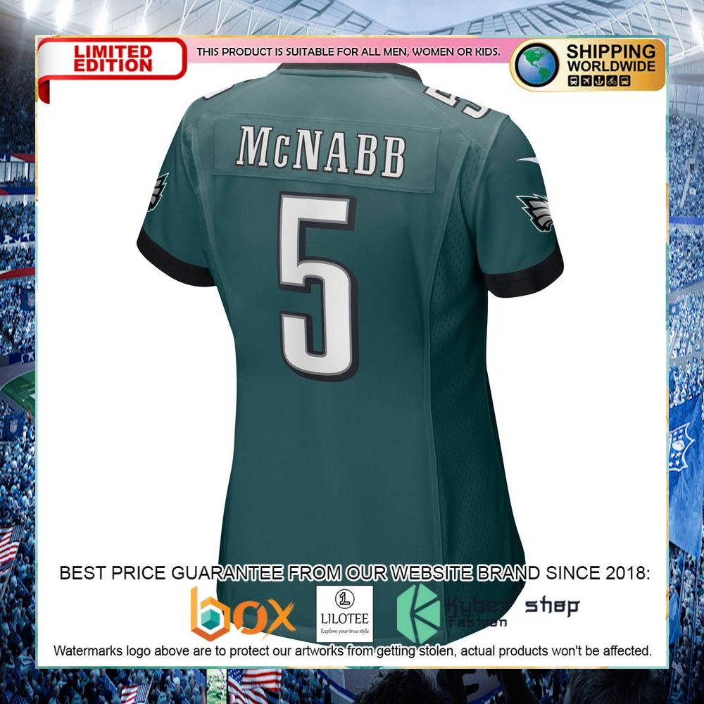 Donovan McNabb Philadelphia Eagles Nike Women's Retired Midnight Green Football Jersey - LIMITED EDITION 8 donovan mcnabb philadelphia eagles nike womens retired midnight green football jersey 3 954