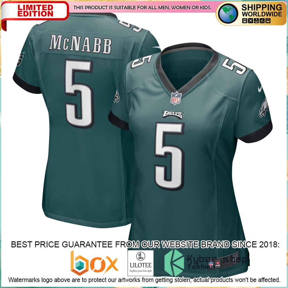 Donovan McNabb Philadelphia Eagles Nike Women's Retired Midnight Green Football Jersey - LIMITED EDITION 4 donovan mcnabb philadelphia eagles nike womens retired midnight green football jersey 4 95