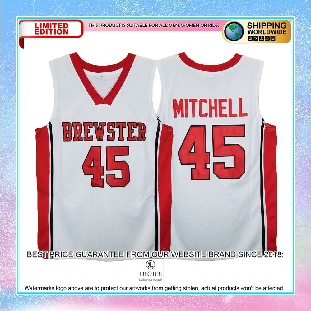 donovan mitchell brewster high school basketball jersey 1 832