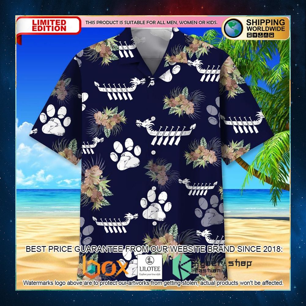 dragon boat dog hawaiian shirt 2 117