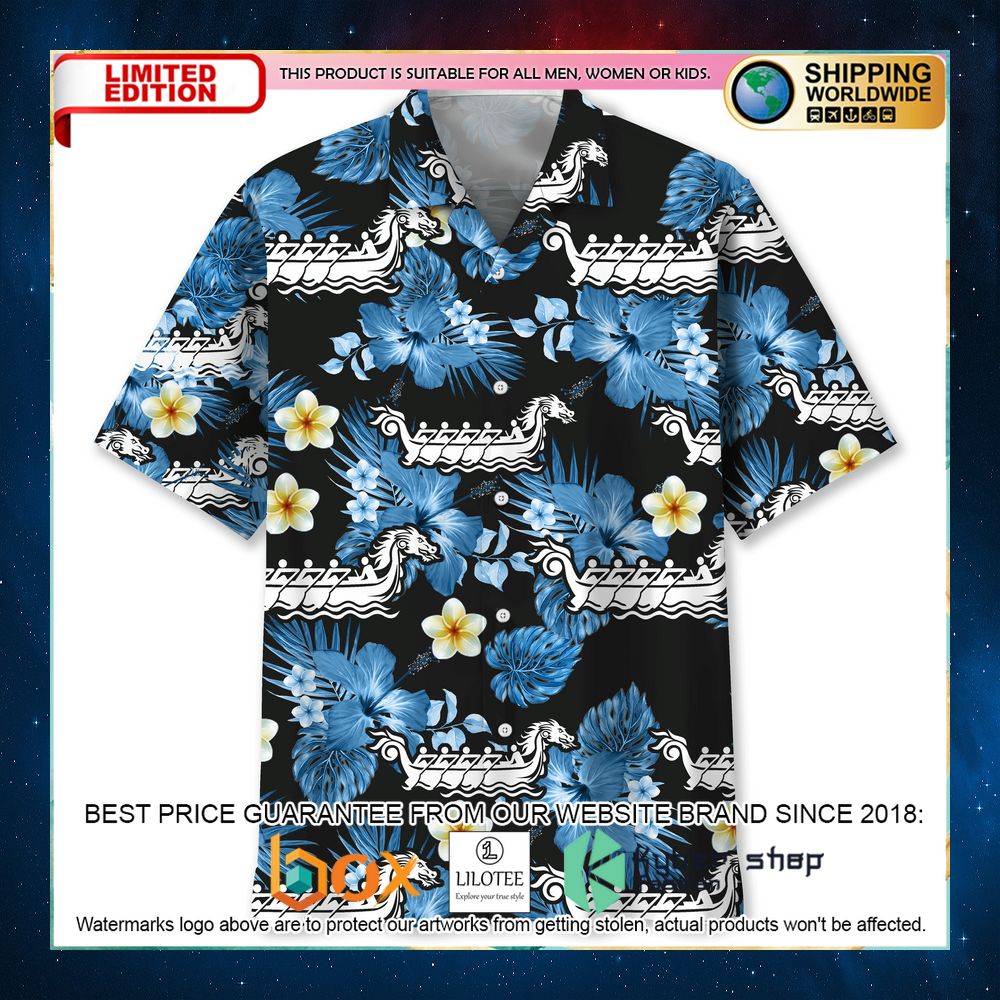 dragon boat nature hawaiian shirt 1 527