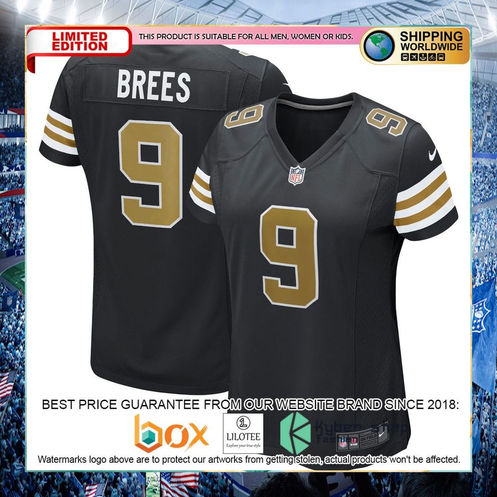 Drew Brees New Orleans Saints Nike Women's Alternate White Football Jersey - LIMITED EDITION 10 drew brees new orleans saints nike womens alternate white football jersey 5 144