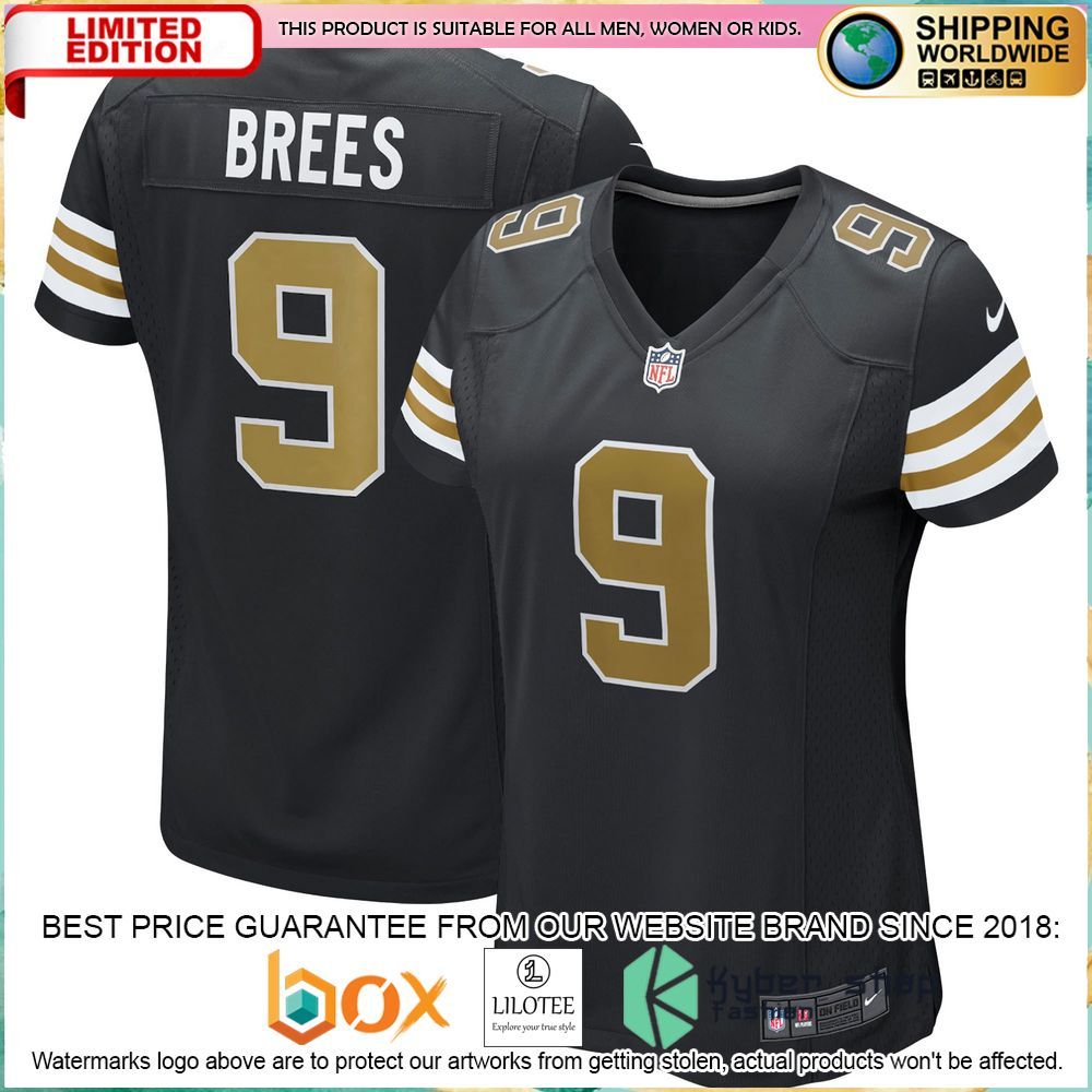 Drew Brees New Orleans Saints Nike Women's Alternate White Football Jersey - LIMITED EDITION 5 drew brees new orleans saints nike womens alternate white football jersey 5 207