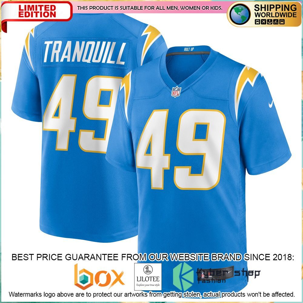 drue tranquill los angeles chargers nike powder blue football jersey 1 493