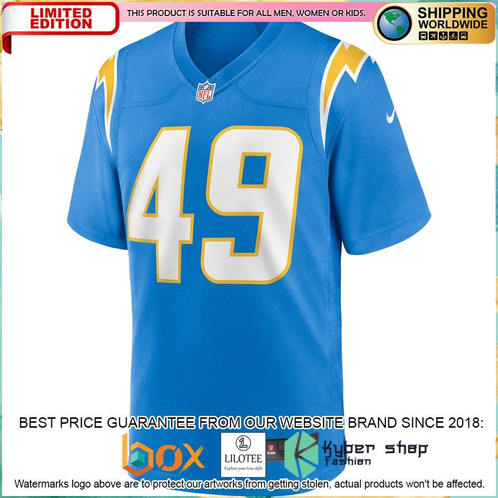 drue tranquill los angeles chargers nike powder blue football jersey 2 882