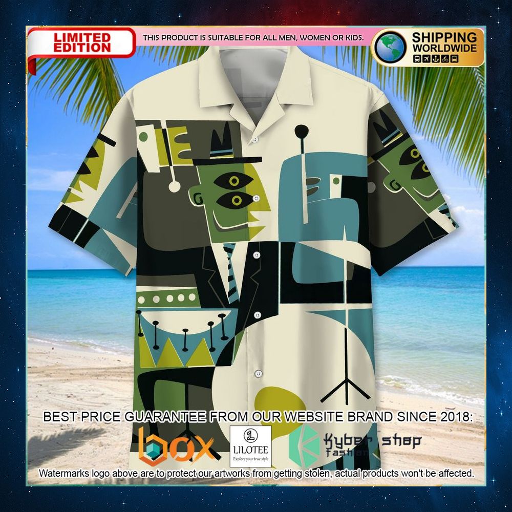 drum abstract hawaiian shirt 2 125