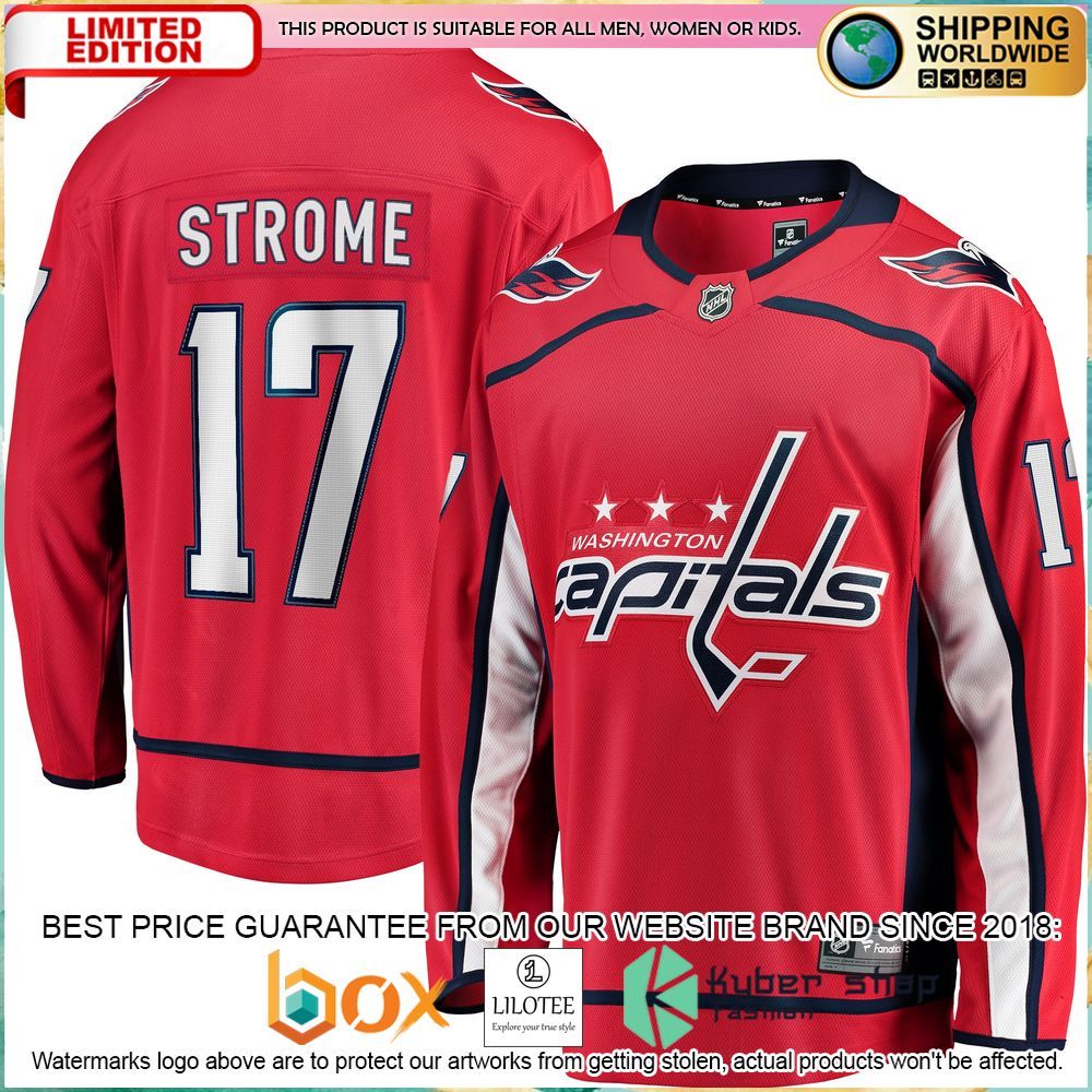 dylan strome washington capitals red hockey jersey 1 374