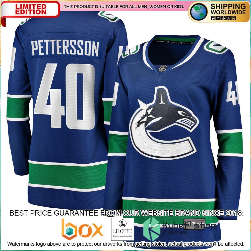 elias pettersson vancouver canucks womens 2019 20 blue hockey jersey 1 463