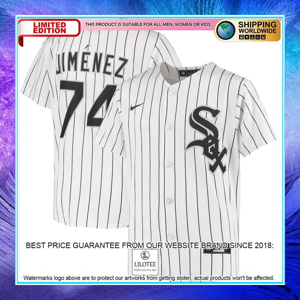 eloy jimenez chicago white sox nike youth home player white baseball jersey 1 497