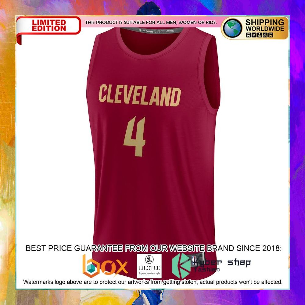 evan mobley cleveland cavaliers 2022 23 basketball jersey 2 514