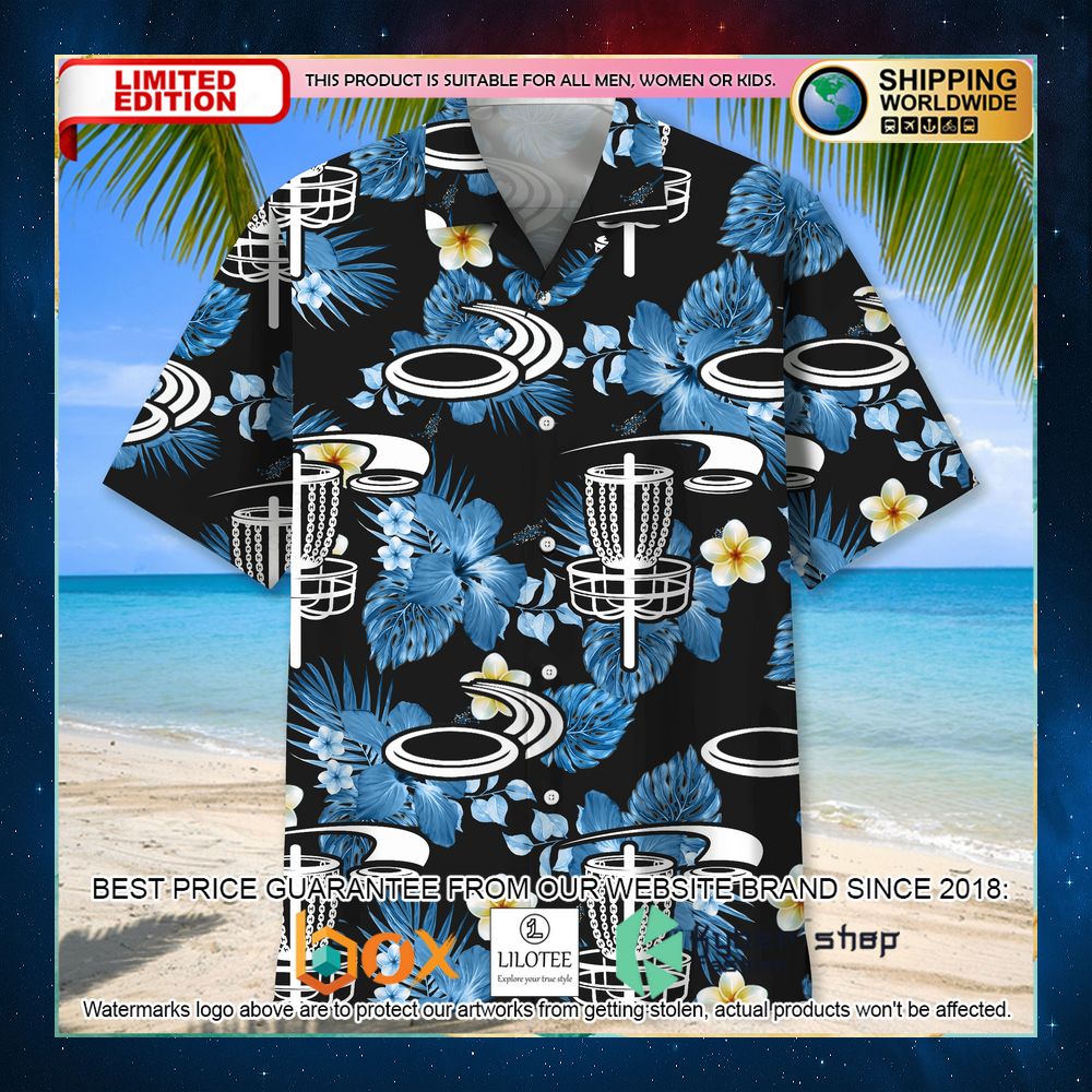 disc golf nature hawaiian shirt 2 880