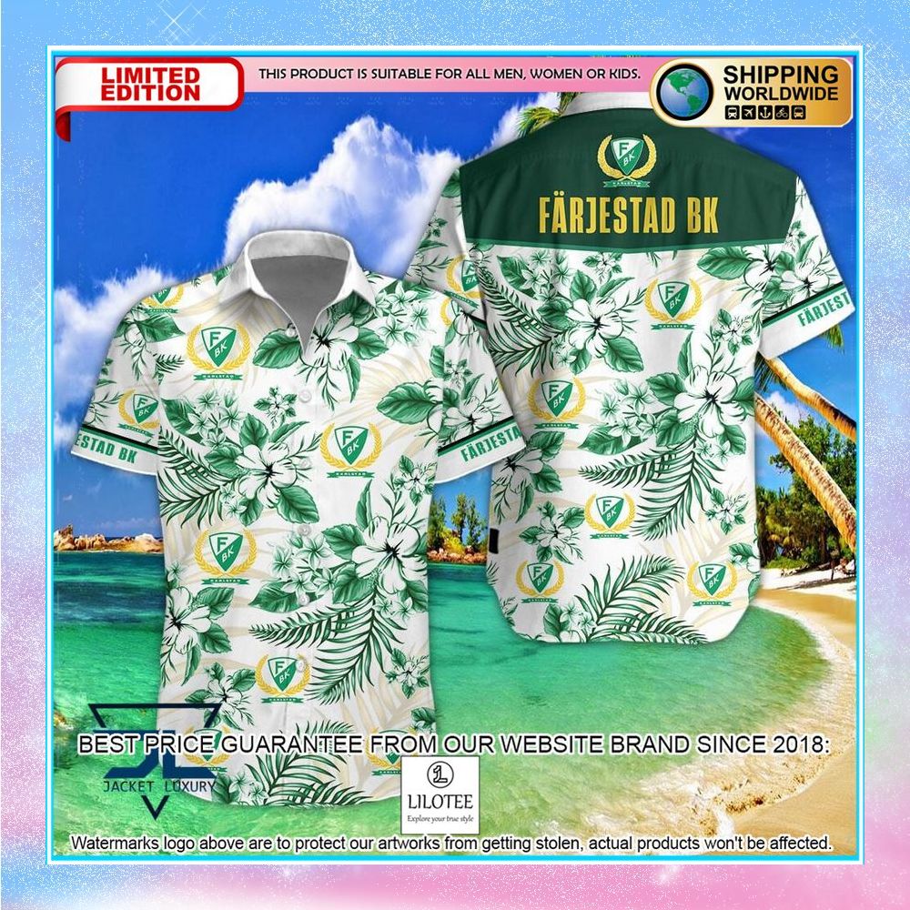 farjestad bk hawaiian shirt shorts 1 588