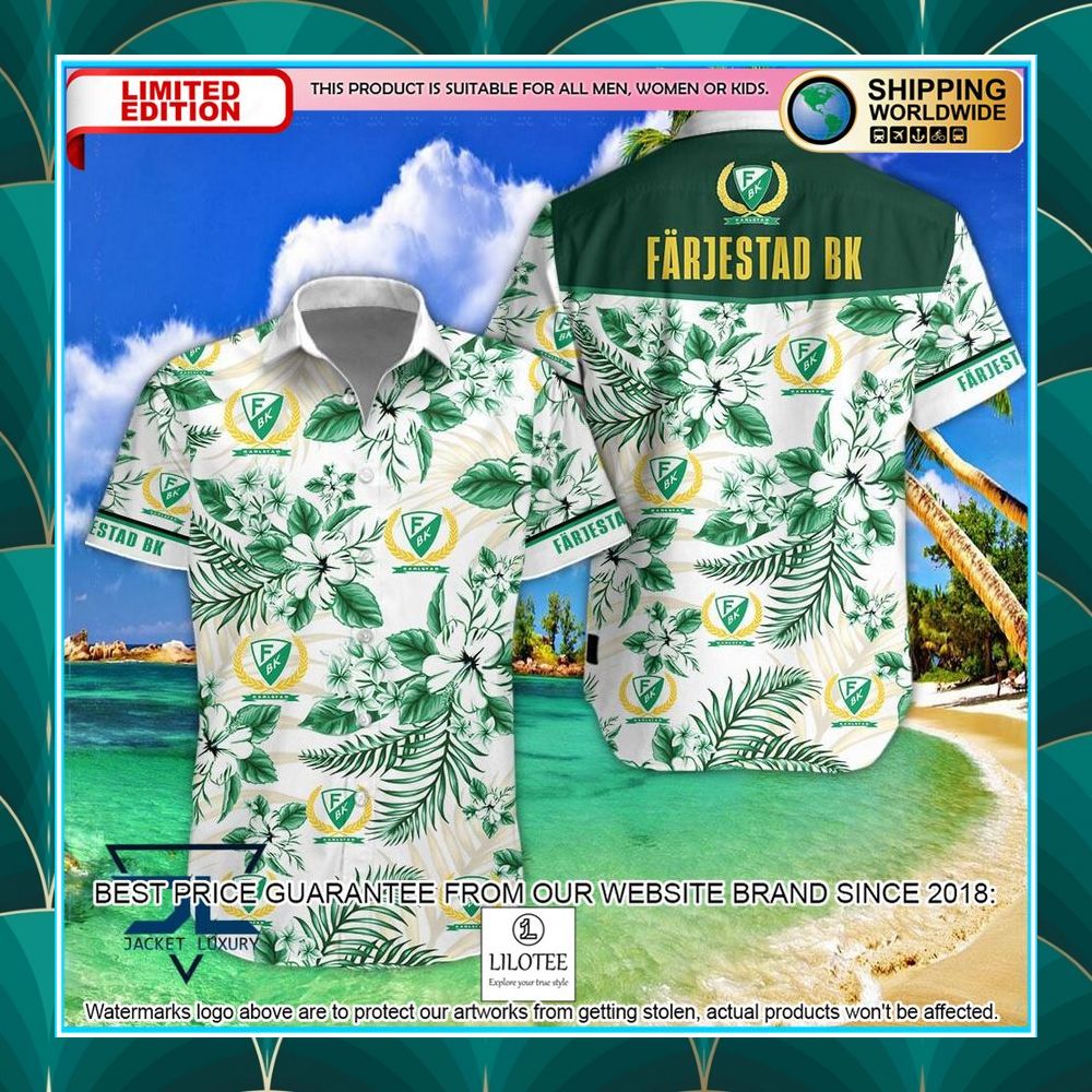 farjestad bk hawaiian shirt shorts 1 629