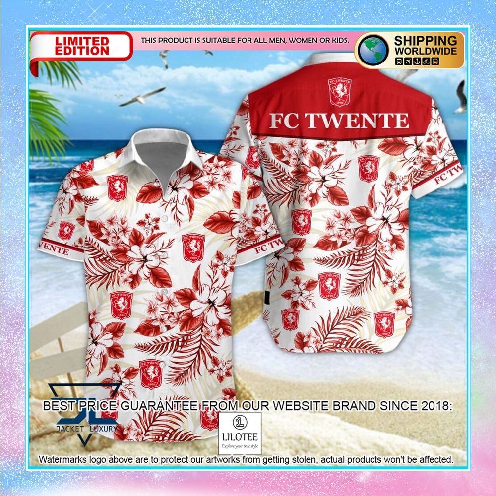 fc twente hibiscus hawaiian shirt shorts 1 132