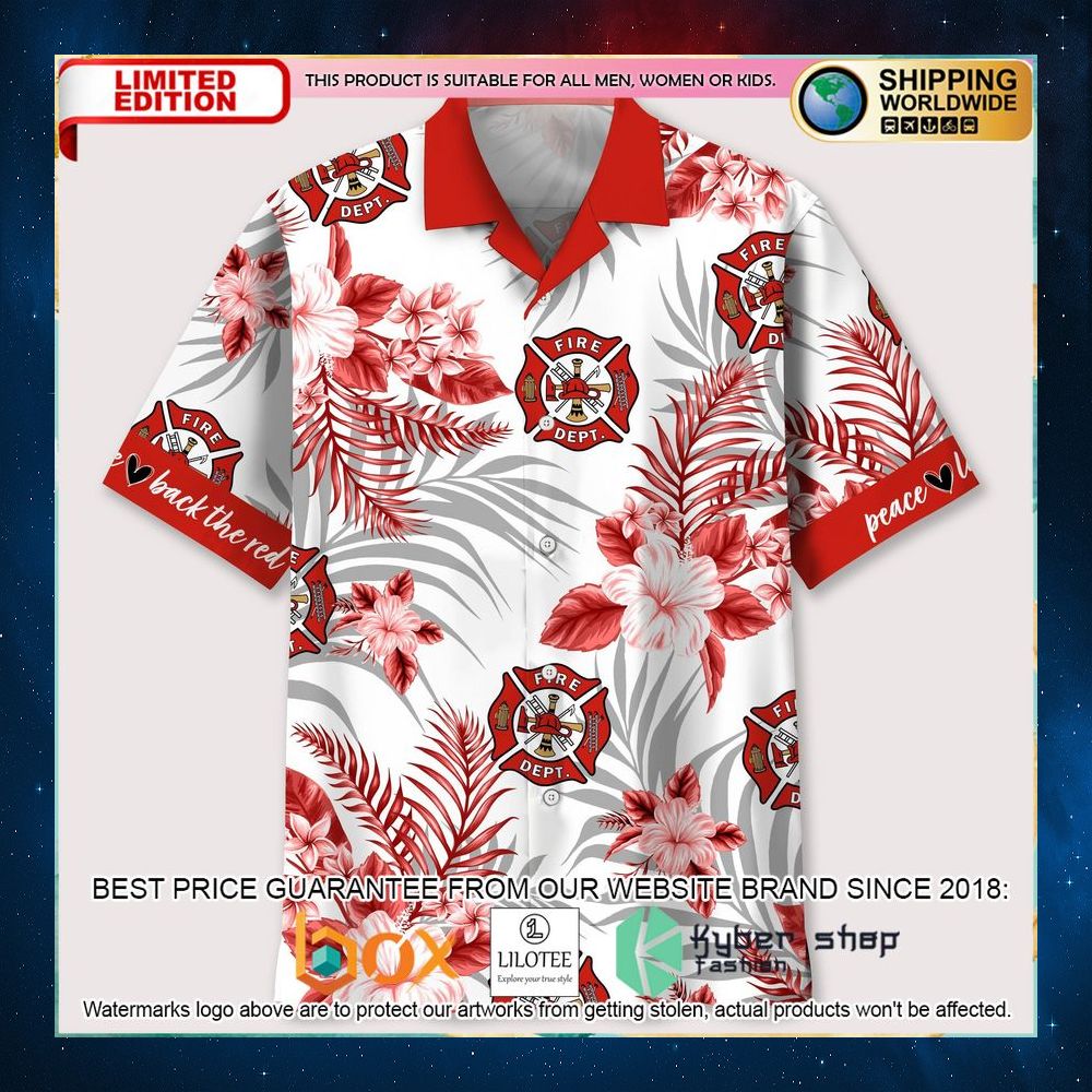 fire rescue hawaiian shirt 1 205