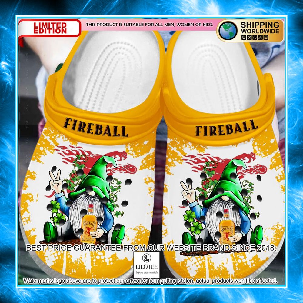 fireball gnomes orange crocs shoes 1 852