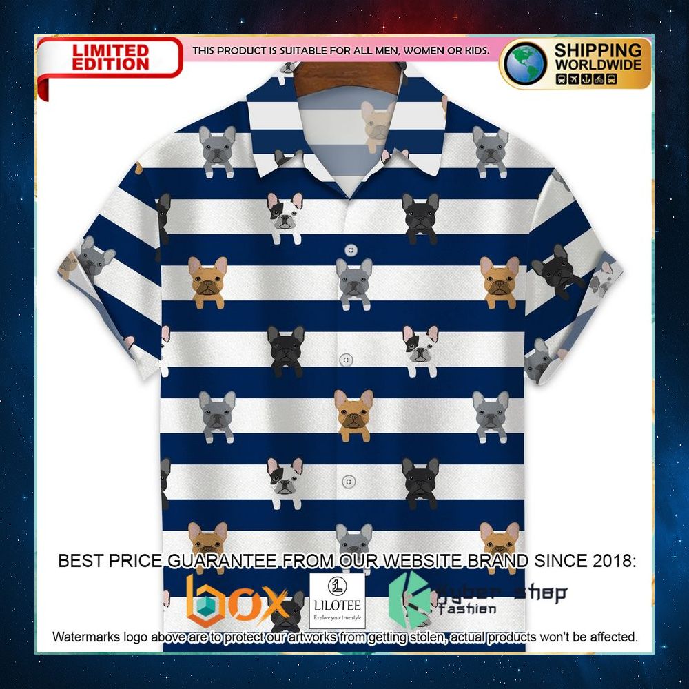 french bulldog cute hawaiian shirt 1 932