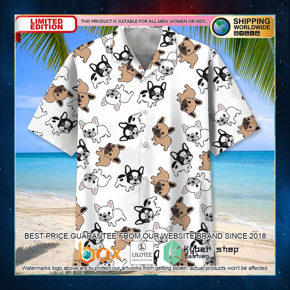 french bulldog loves baby hawaiian shirt 2 741