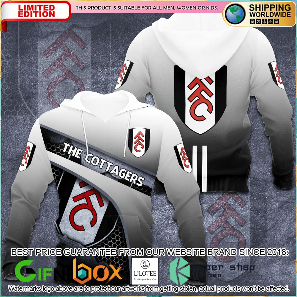 fulham the cottagers shirt hoodie 2 634