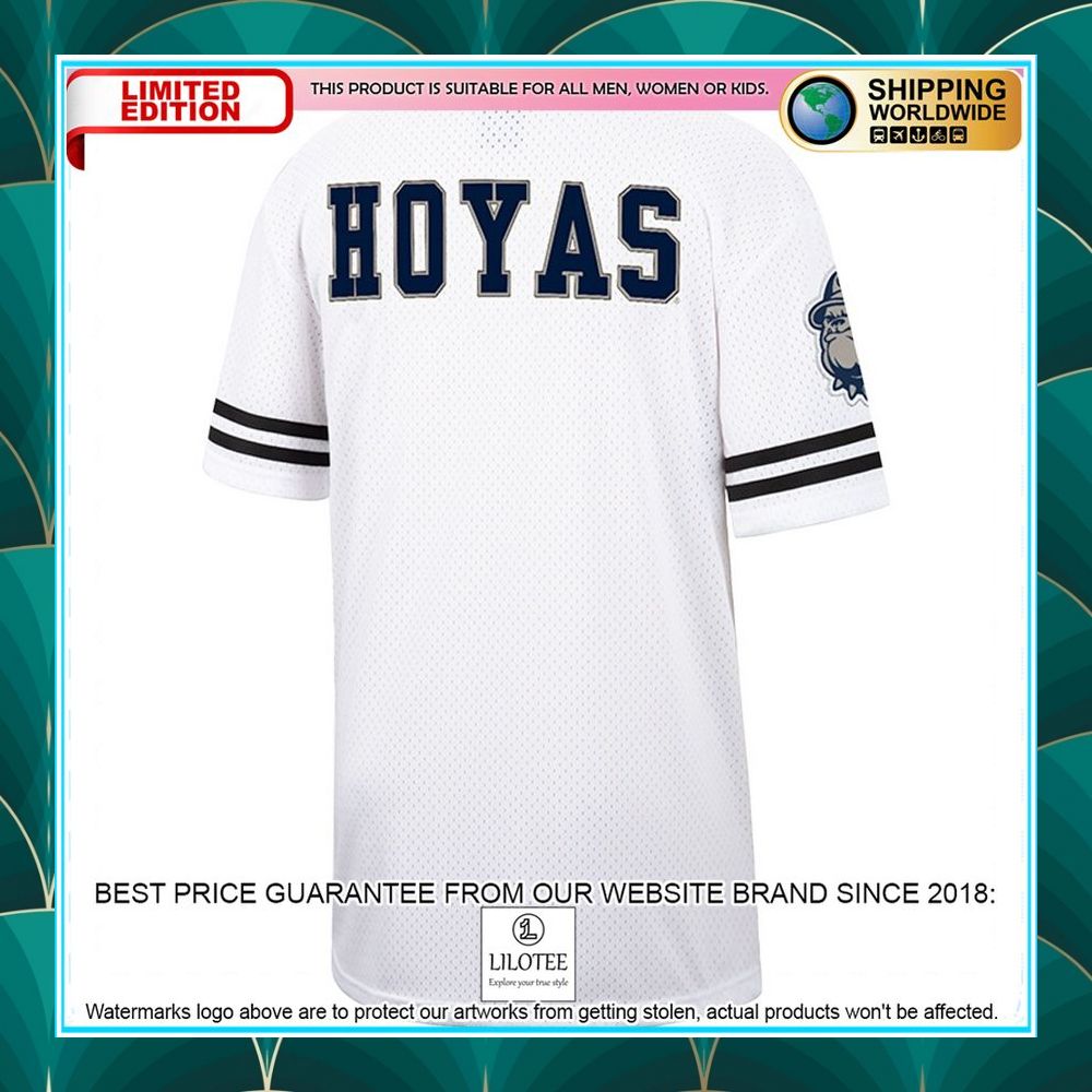georgetown hoyas white navy baseball jersey 3 335