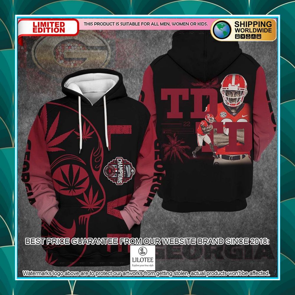 georgia football champians cannabis hoodie shirt 1 65