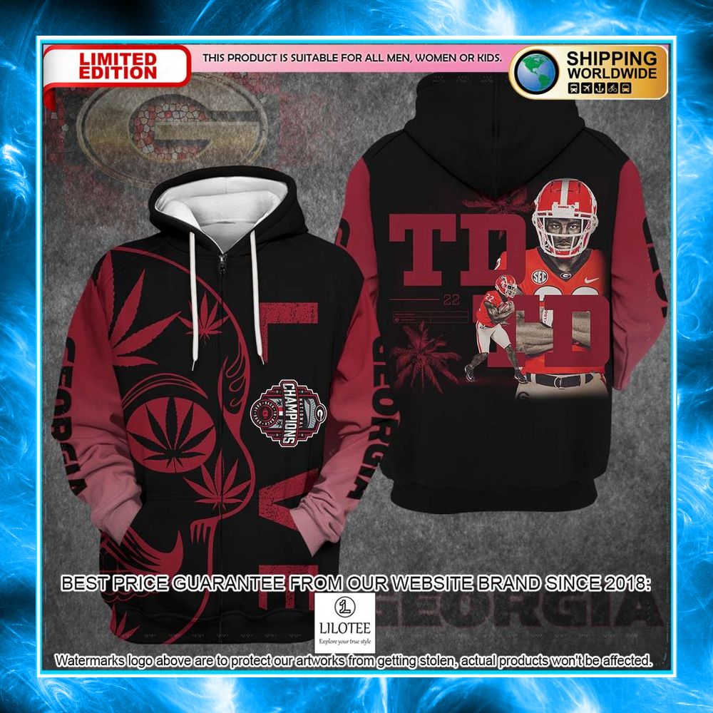 georgia football champians cannabis hoodie shirt 2 702