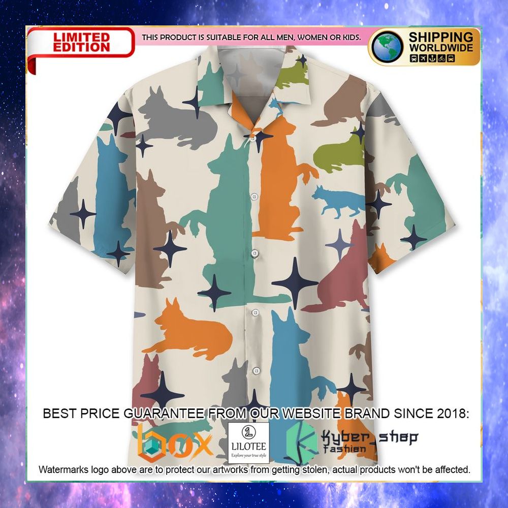 german shepherd color hawaiian shirt 1 946
