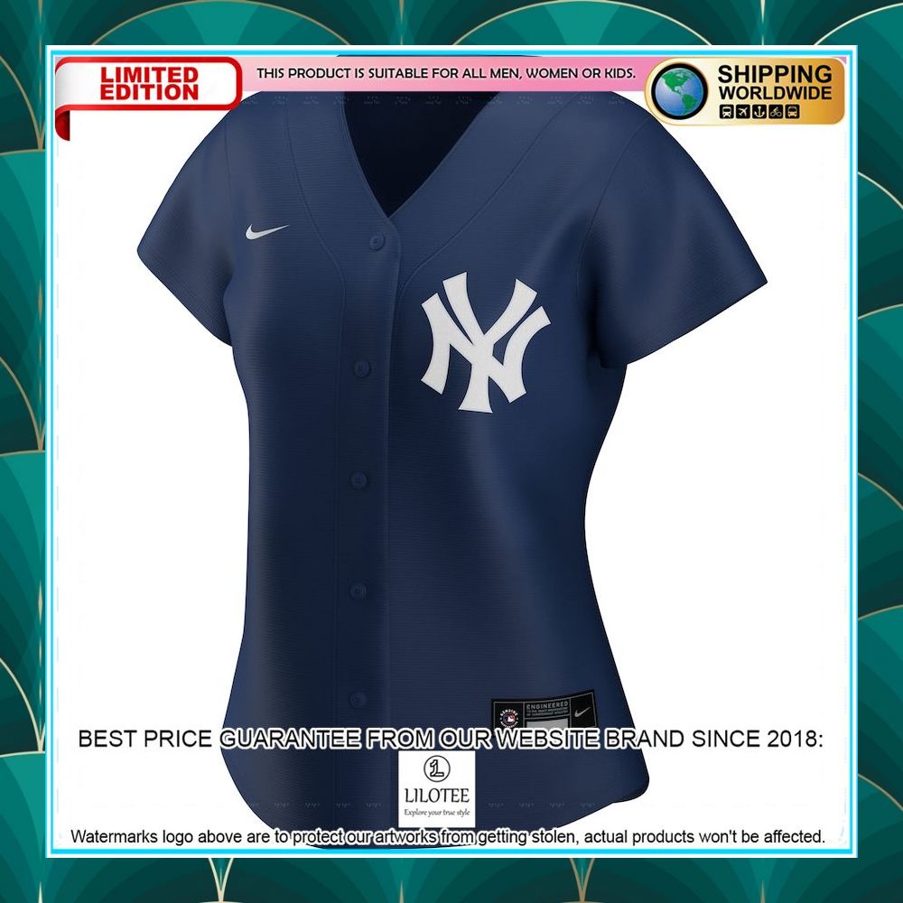 gerrit cole new york yankees nike womens alternate player navy baseball jersey 2 691