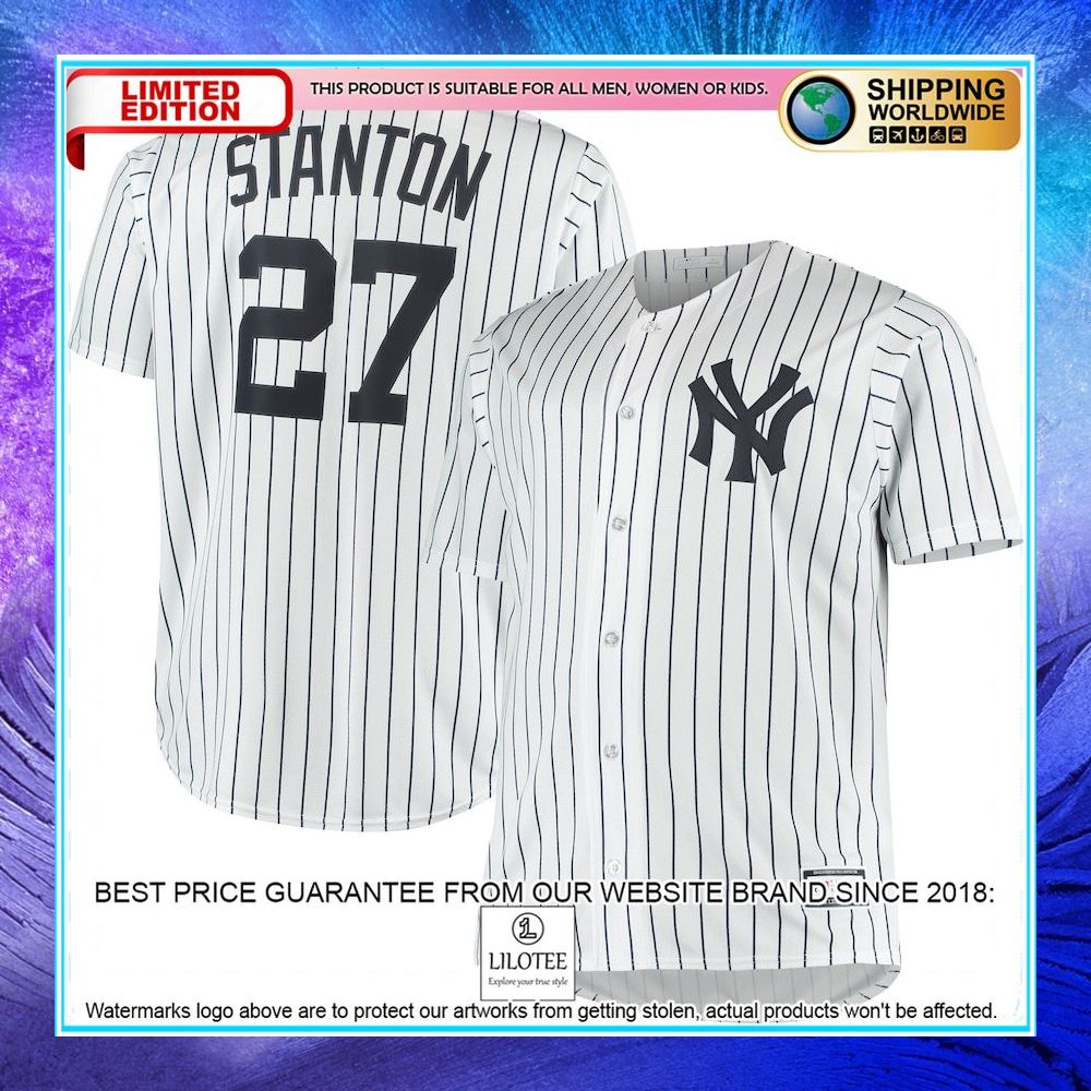 giancarlo stanton new york yankees big and tall player white baseball jersey 1 827