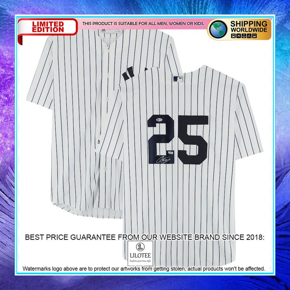 gleyber torres new york yankees autographed majestic white baseball jersey 1 772