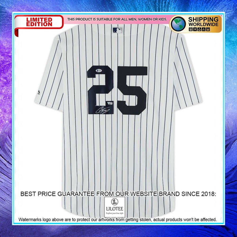 gleyber torres new york yankees autographed majestic white baseball jersey 2 592