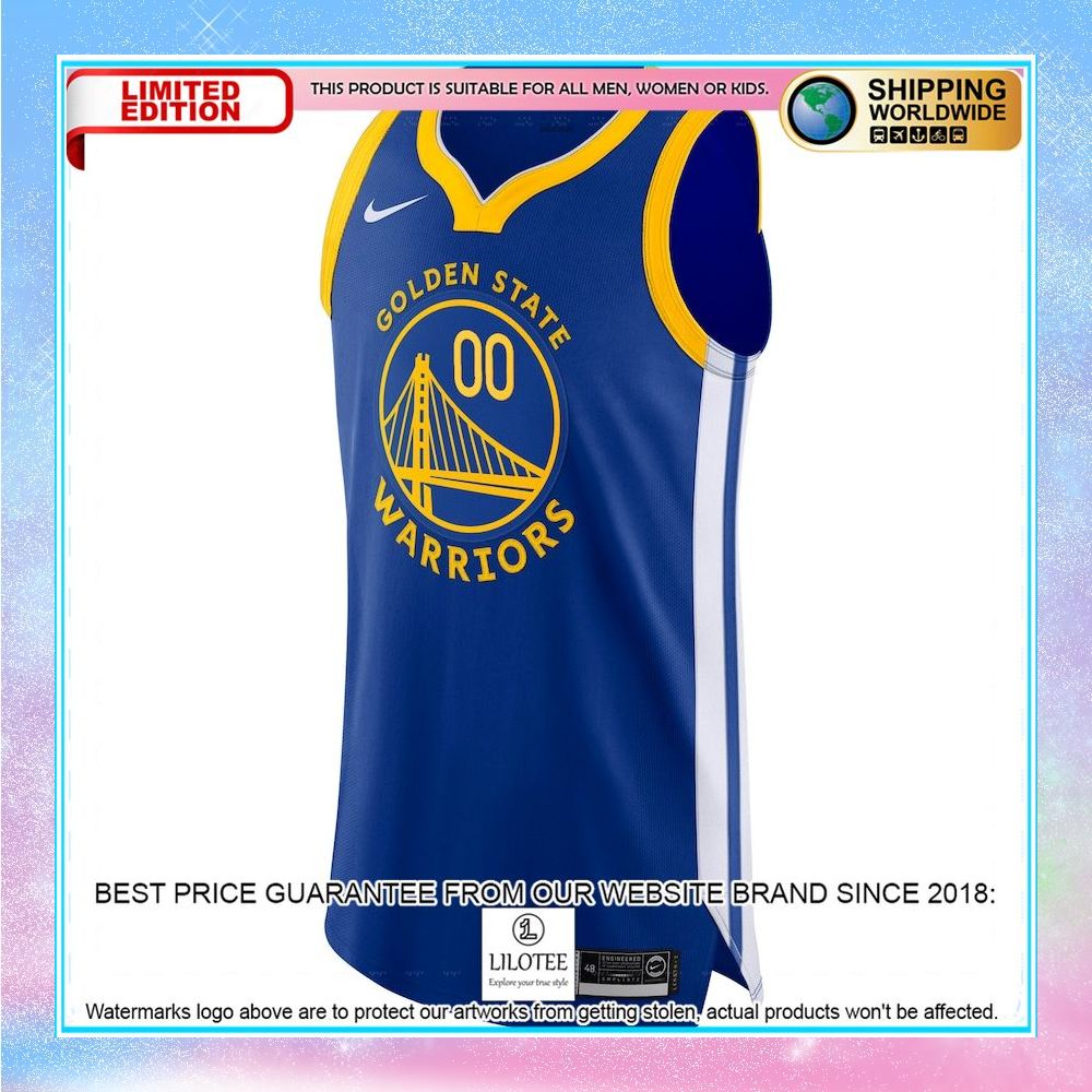 golden state warriors nike 2020 21 custom blue basketball jersey 2 739