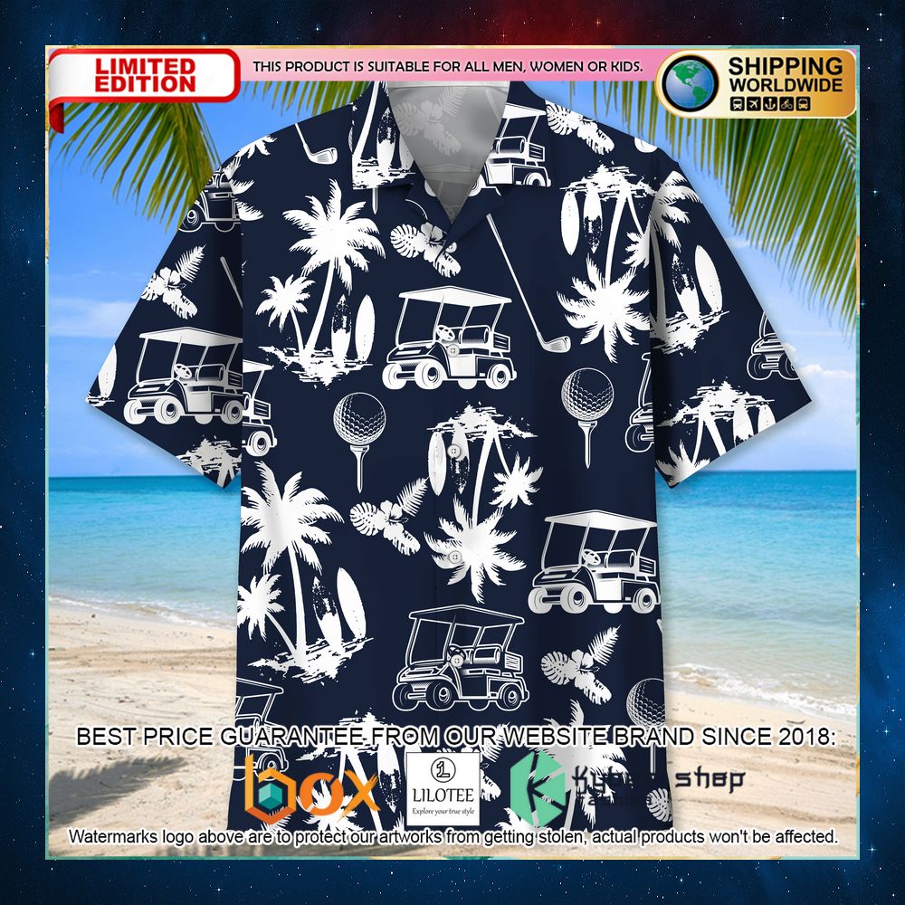 golf the beach hawaiian shirt 2 644