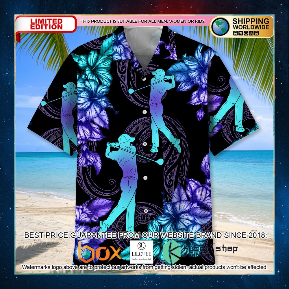 golf tropical shirt hawaiian shirt 2 665