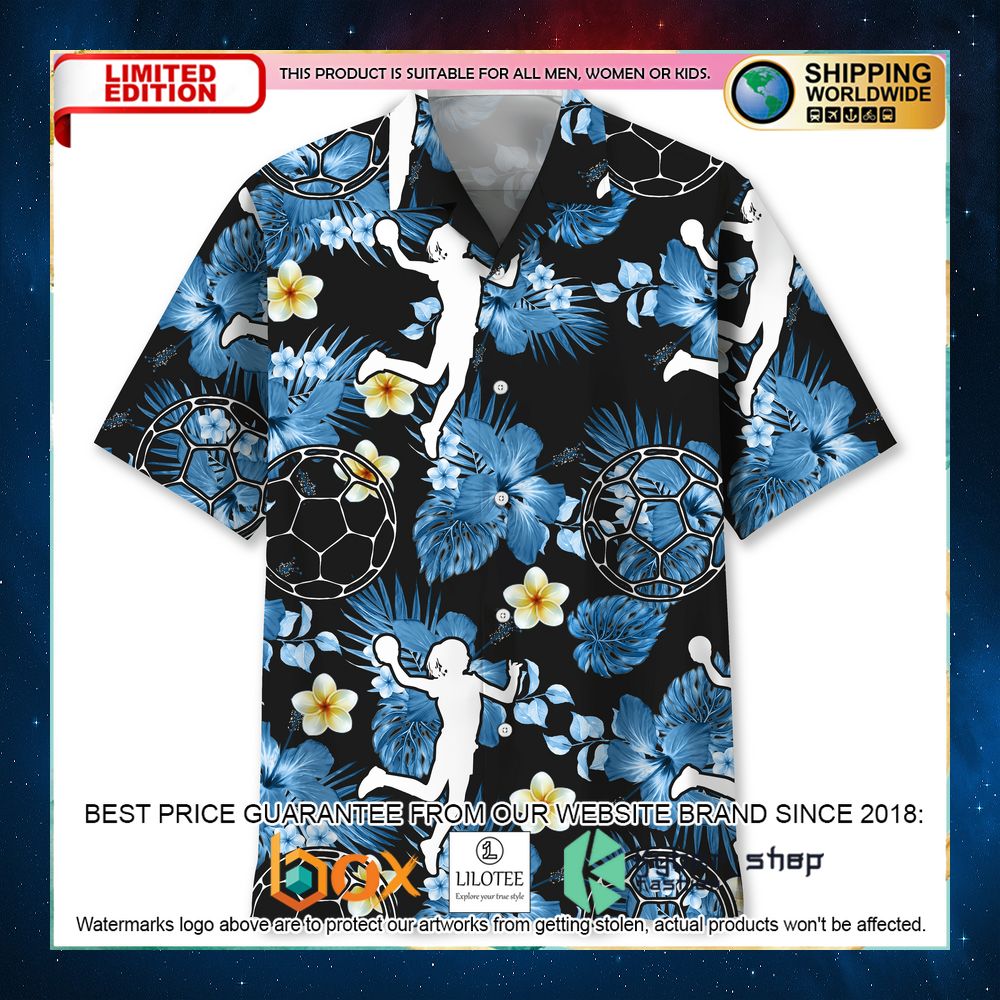 handball nature blue hawaiian shirt 1 697