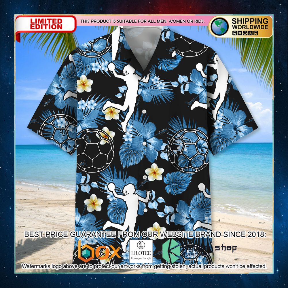 handball nature blue hawaiian shirt 2 376