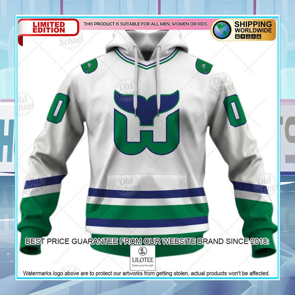 hartford whalers carolina hurricanes vintage nhl custom shirt hoodie 1 515