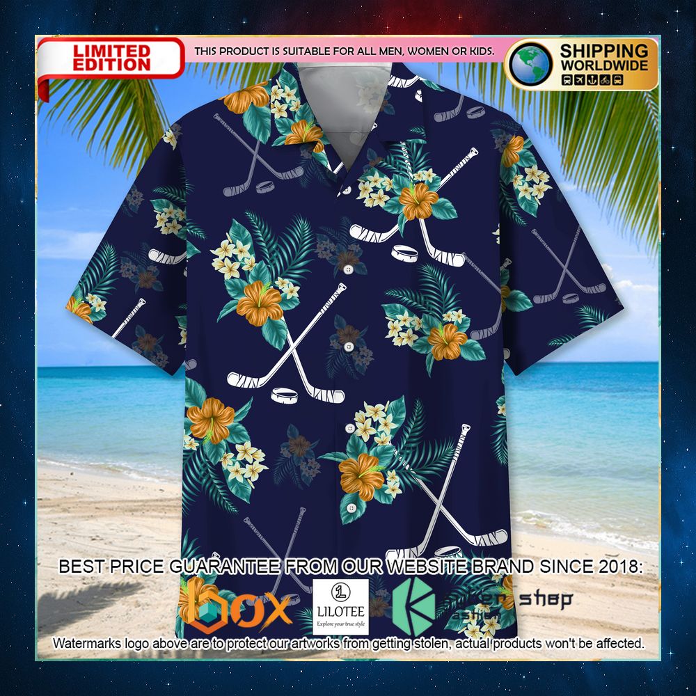 hockey tropical hawaiian shirt 2 109