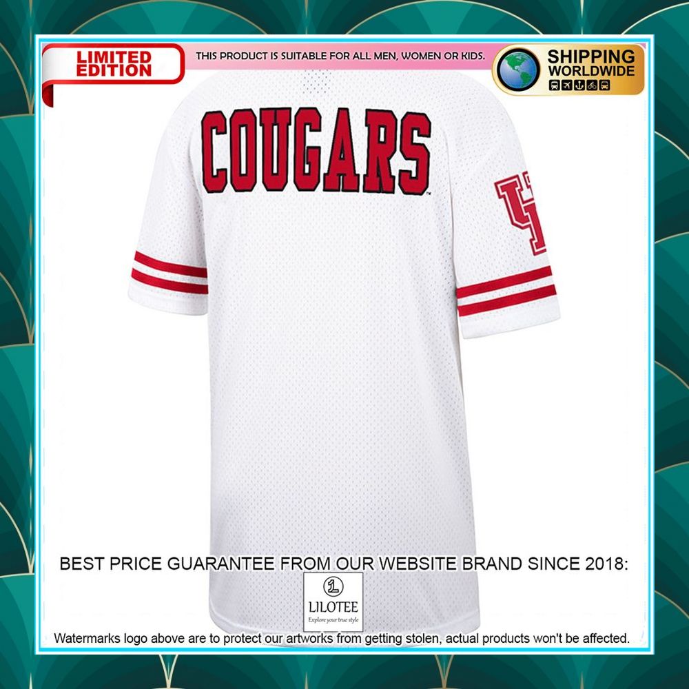 houston cougars white red baseball jersey 3 738