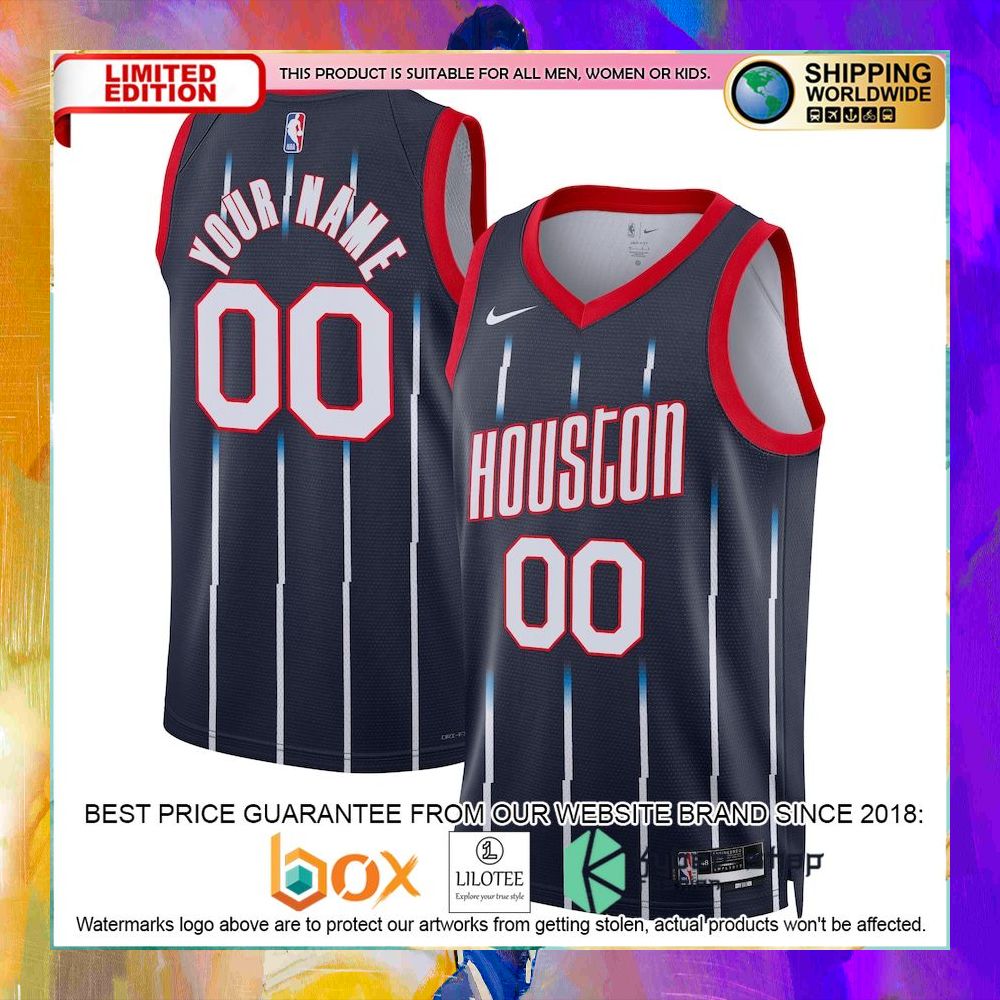 houston rockets 2022 23 custom navy basketball jersey 1 184