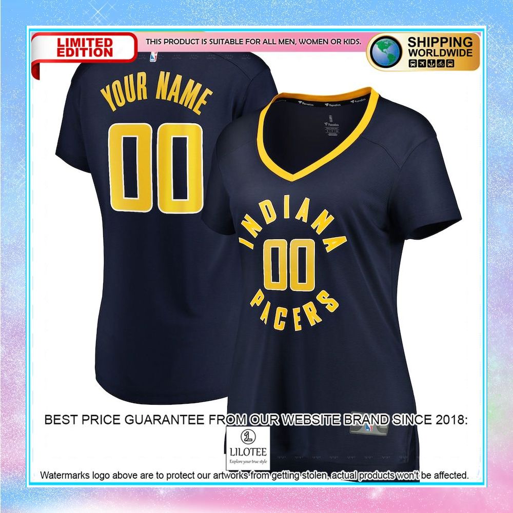 indiana pacers womens custom navy basketball jersey 1 924