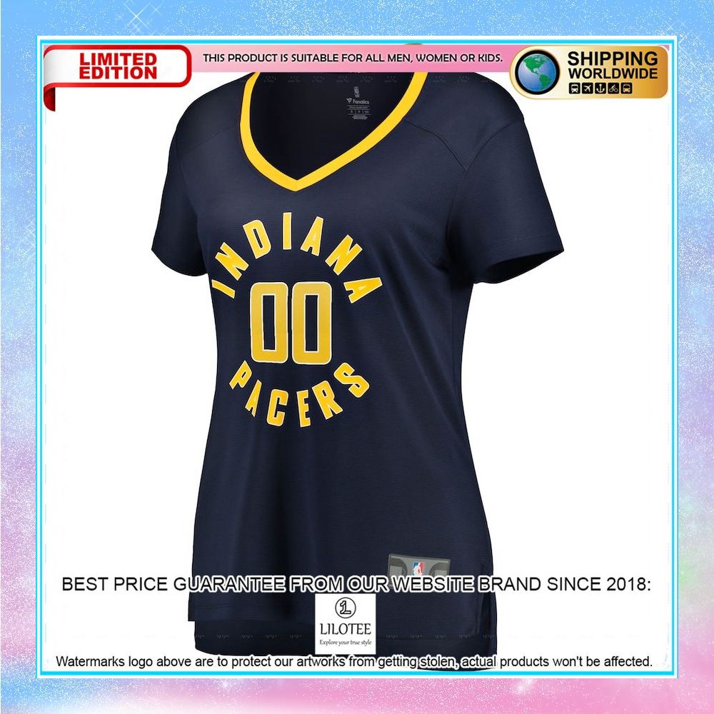 indiana pacers womens custom navy basketball jersey 2 467
