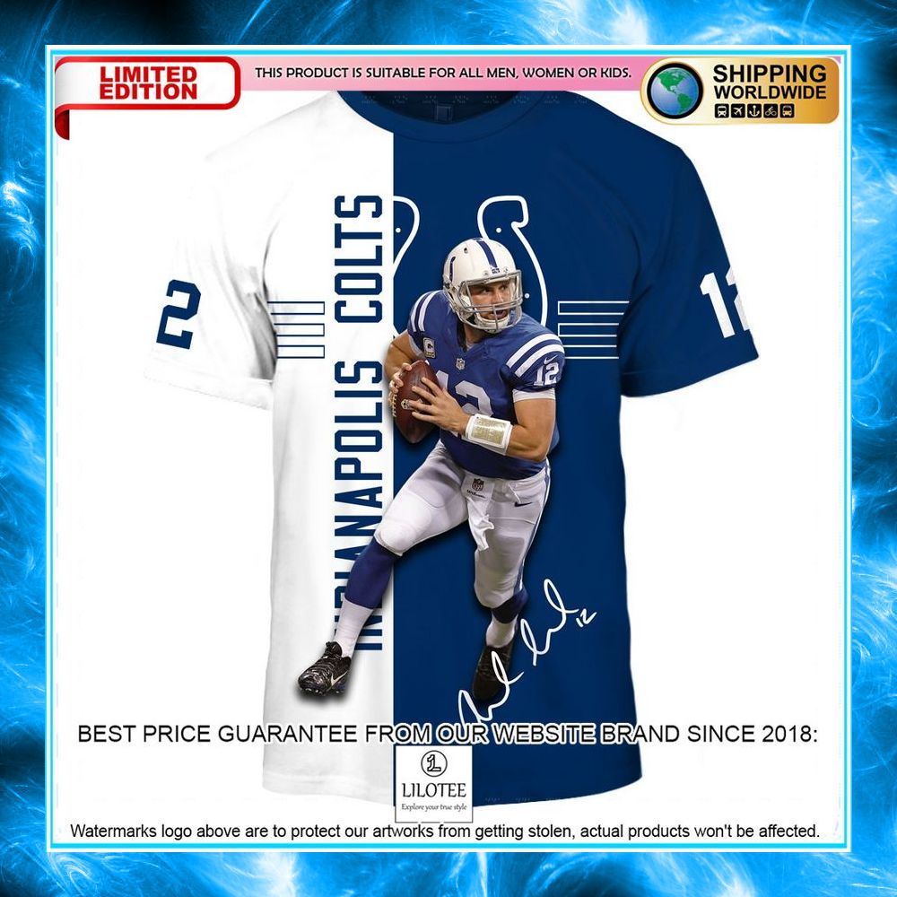 indianapolis colts andrew luck 3d shirt hoodie 3 933