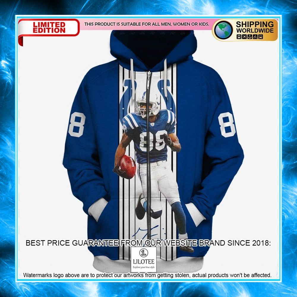 indianapolis colts marvin harrison 88 3d shirt hoodie 6 582