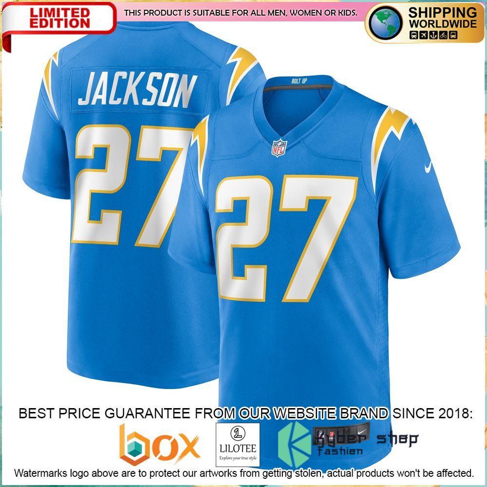 j c jackson los angeles chargers nike powder blue football jersey 1 410