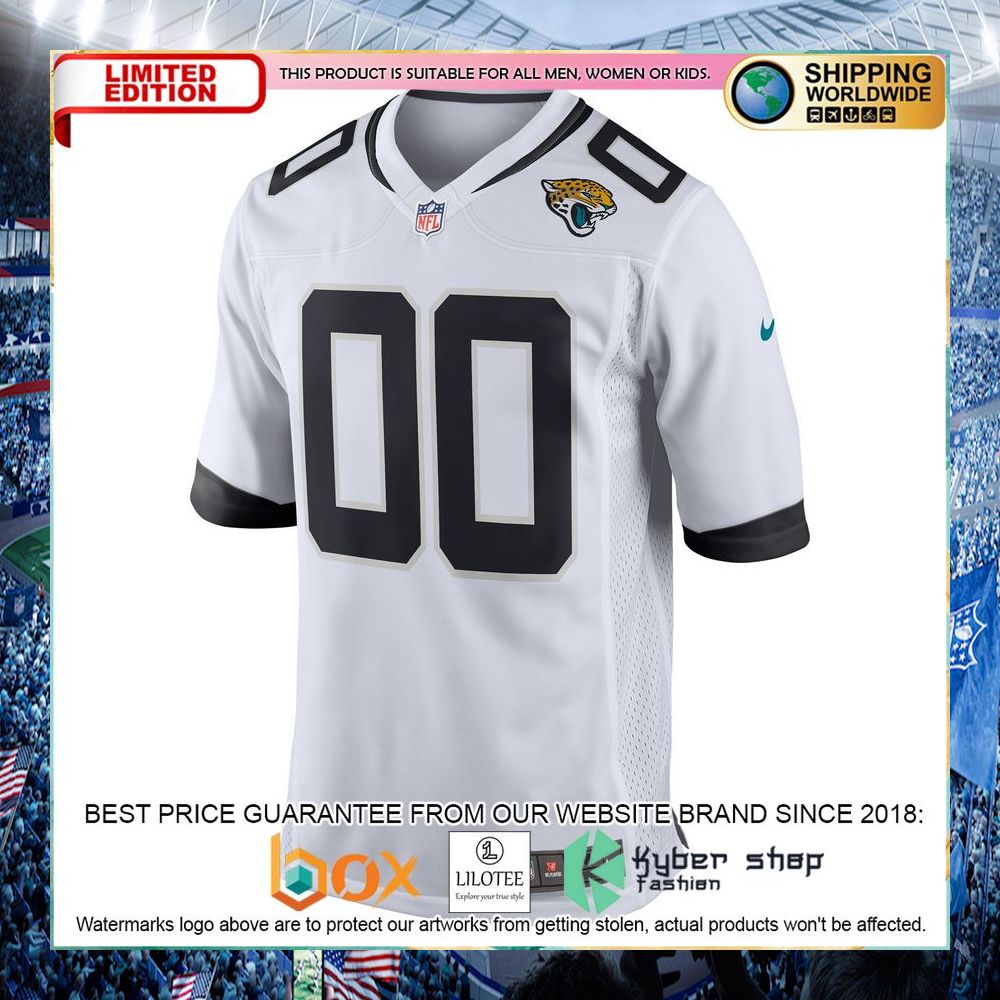 Jacksonville Jaguars Nike Custom White Football Jersey - LIMITED EDITION 8 jacksonville jaguars nike custom white football jersey 2 539