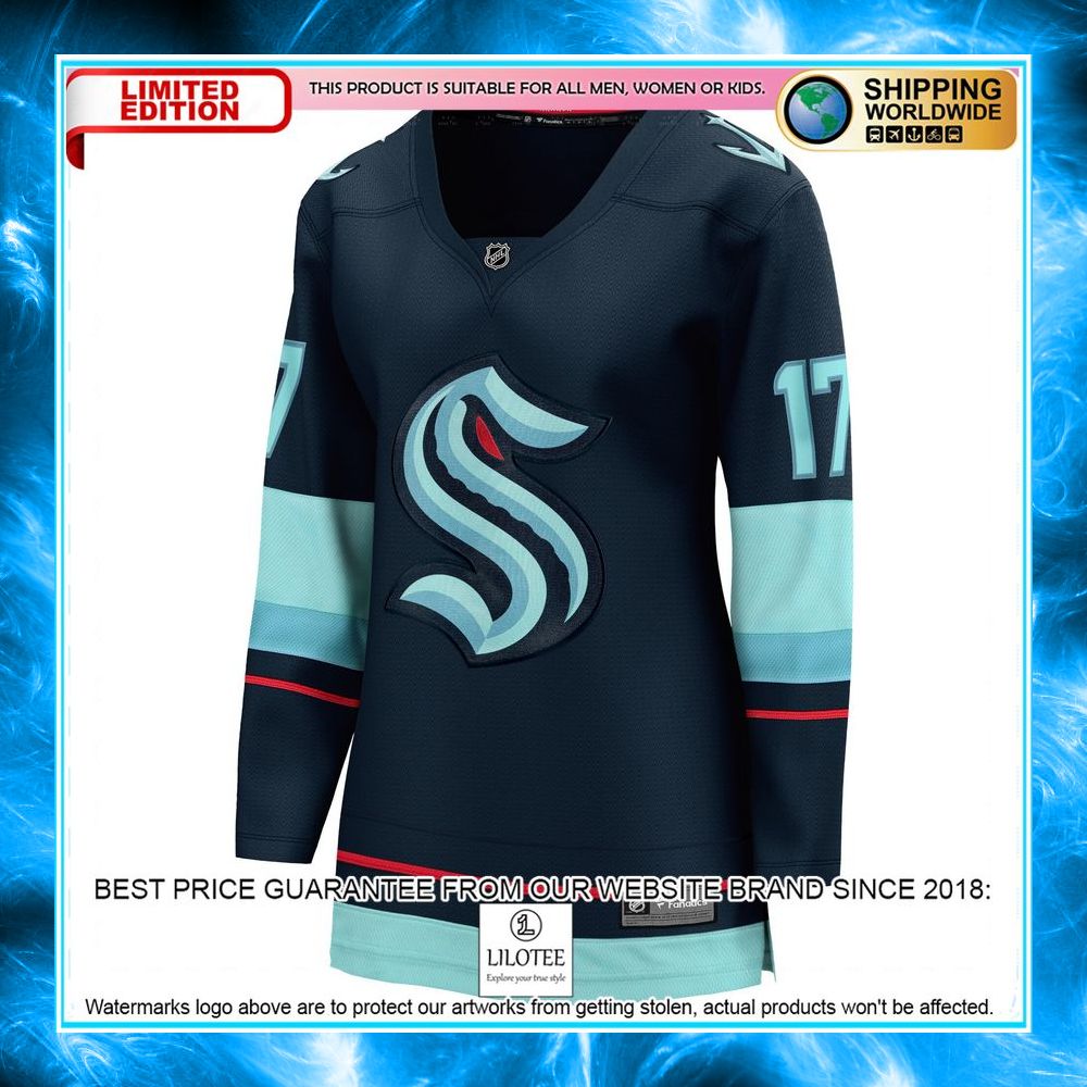 jaden schwartz seattle kraken womens navy hockey jersey 2 831